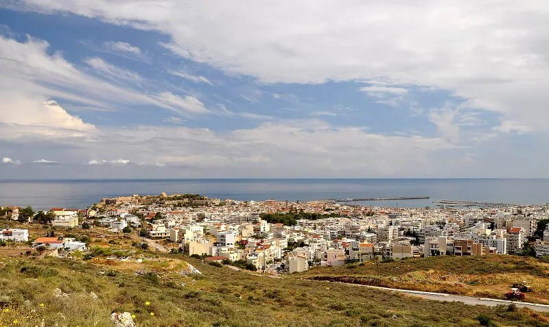 Historic lanes of Rethymno old town near Avli restaurant