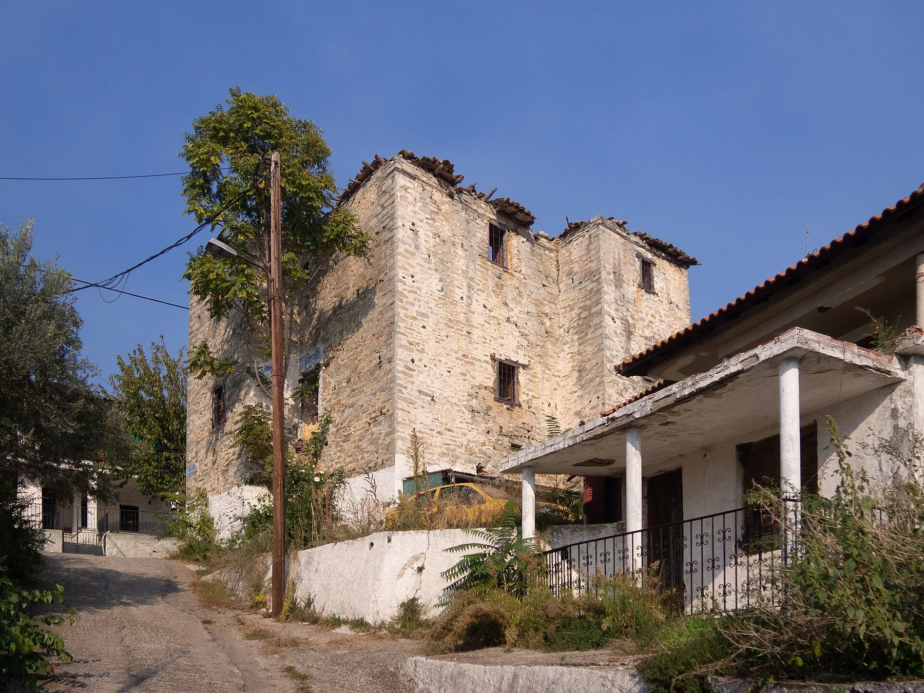 Travel view of Agia, Greece