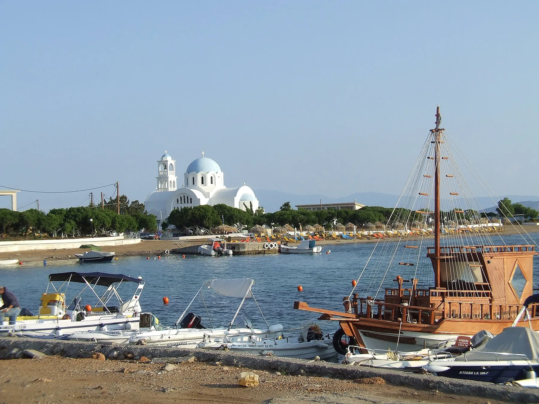 Travel view of Agistri, Greece