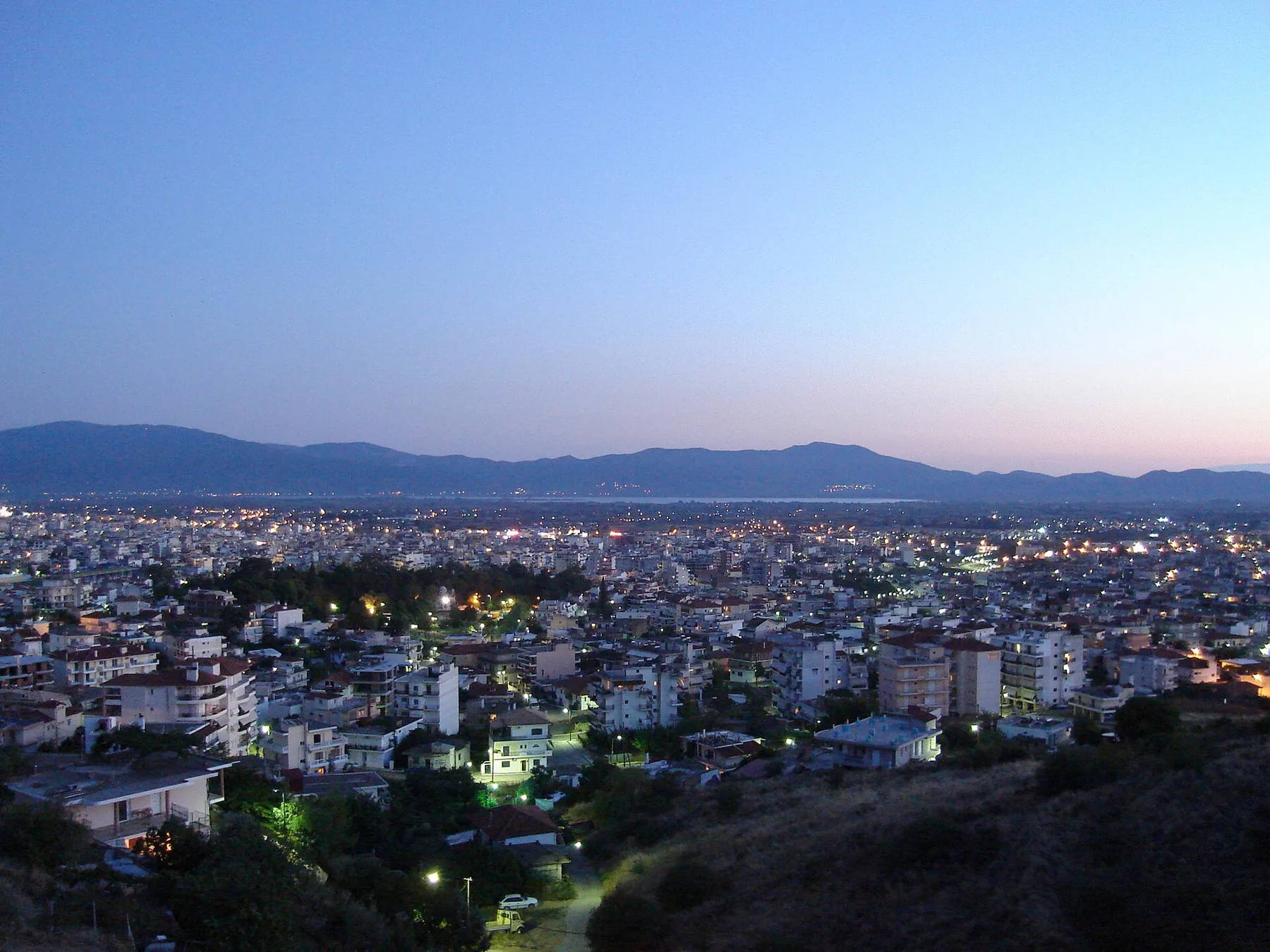 Travel view of Agrinio, Greece