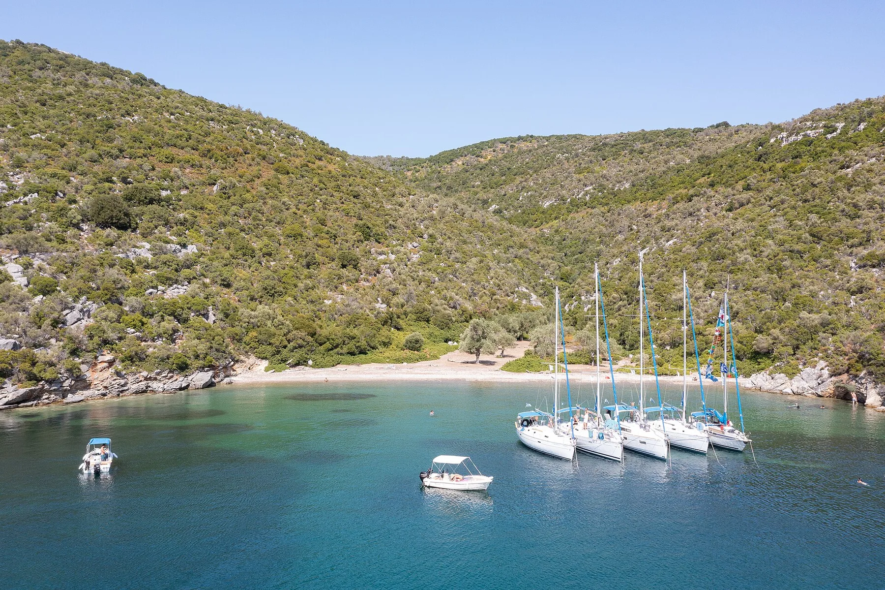 Travel view of Alonnisos, Greece