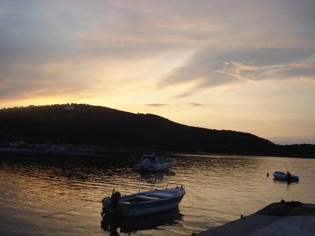 Travel view of Ammouliani, Greece