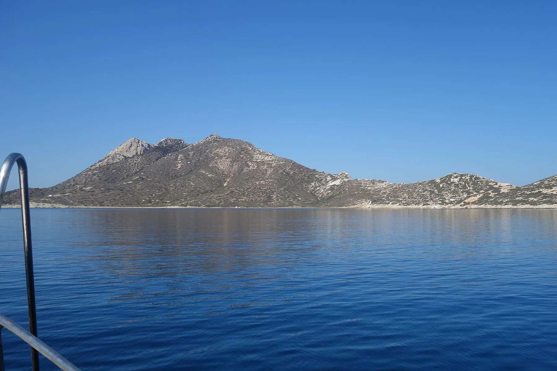 Travel view of Amorgos, Greece
