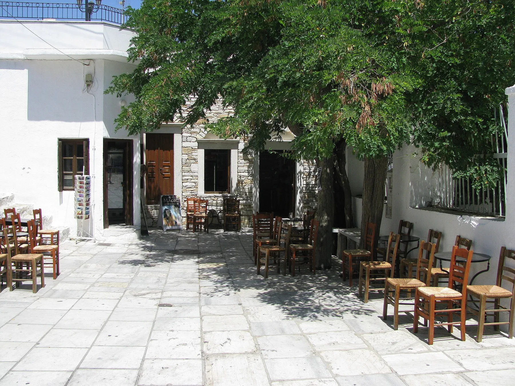 Travel view of Apiranthos, Greece