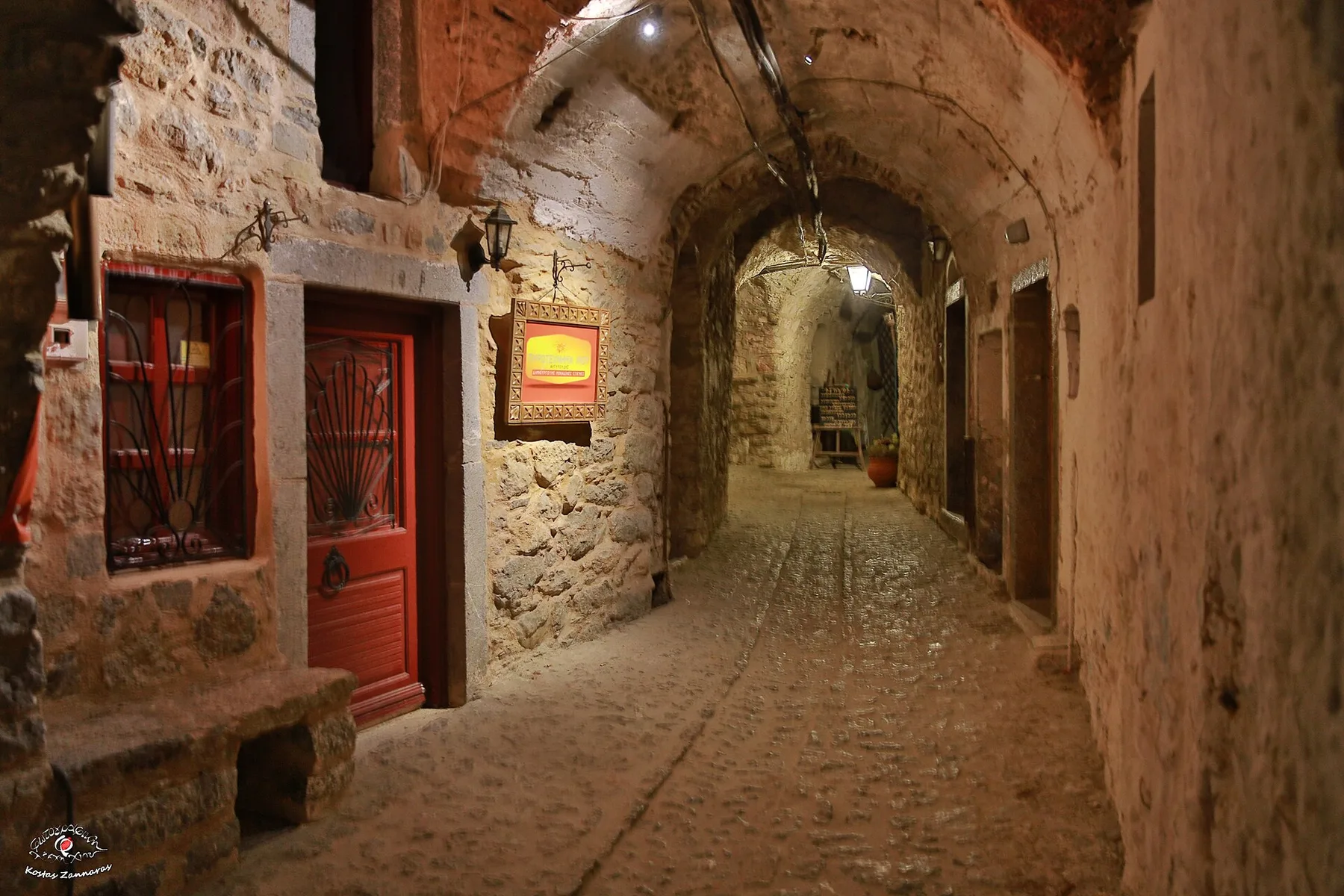 Travel view of Chios, Greece