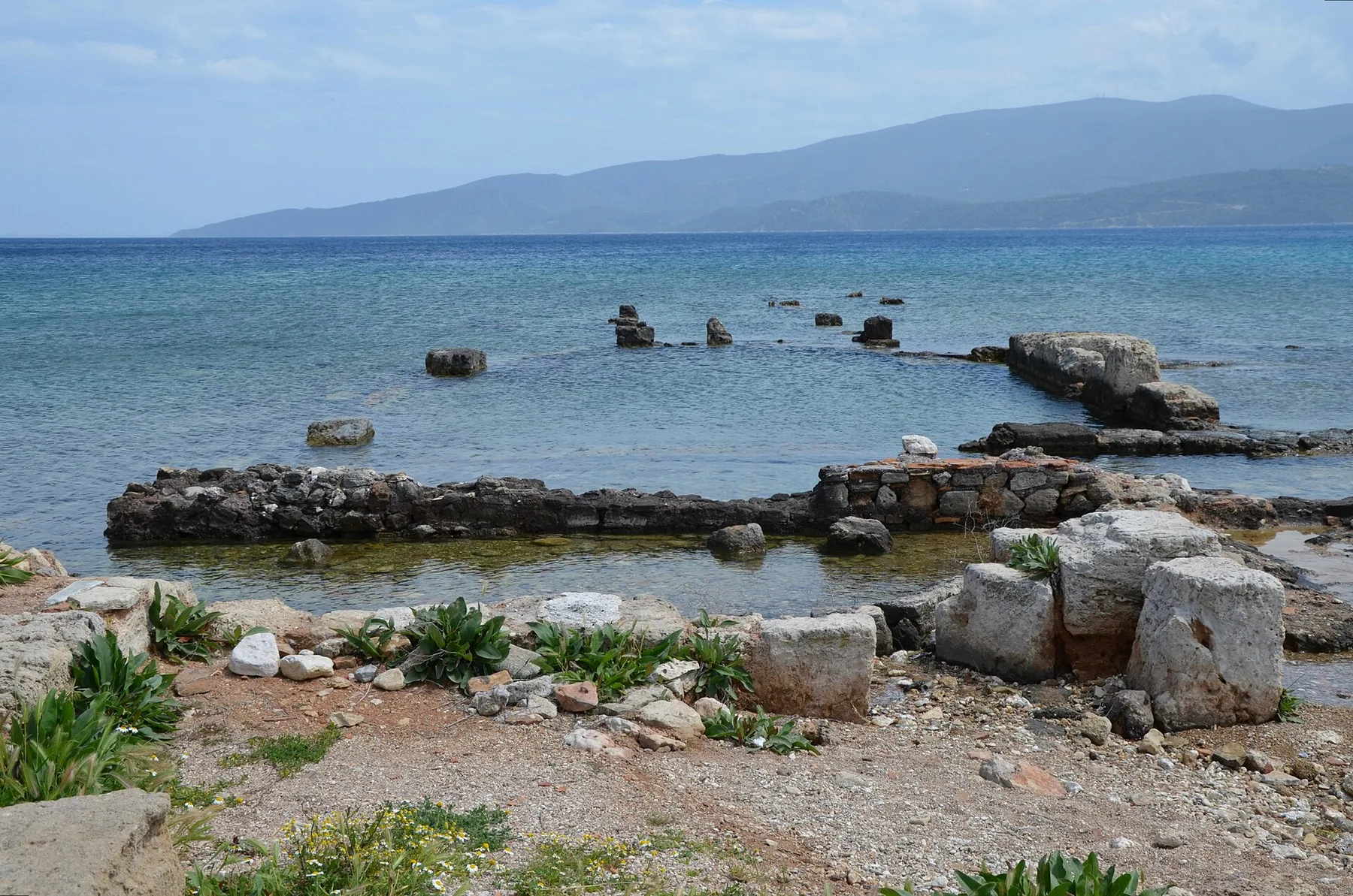 Travel view of Corinth, Greece