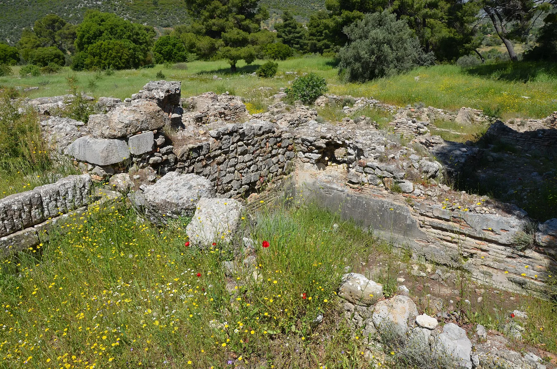 Travel view of Epidaurus, Greece