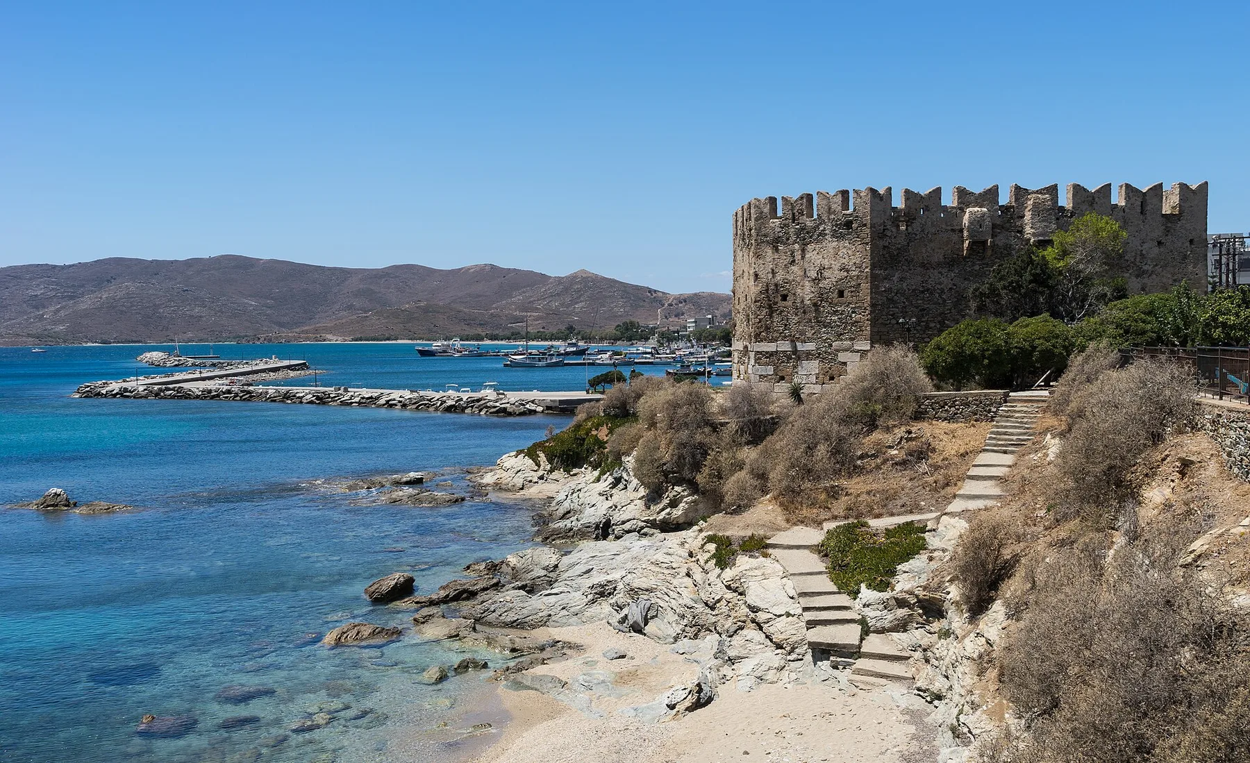 Travel view of Euboea, Greece