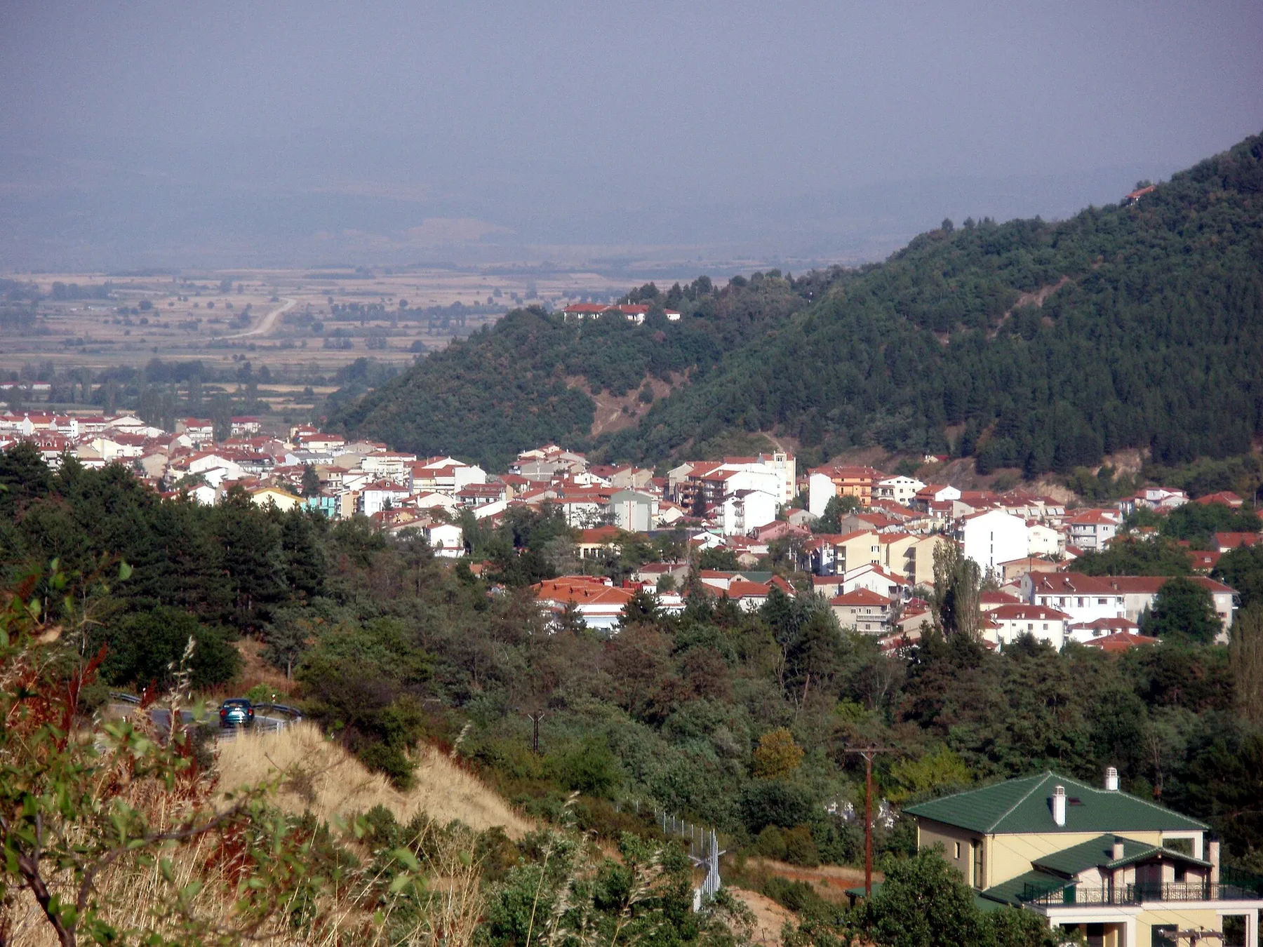 Travel view of Florina, Greece