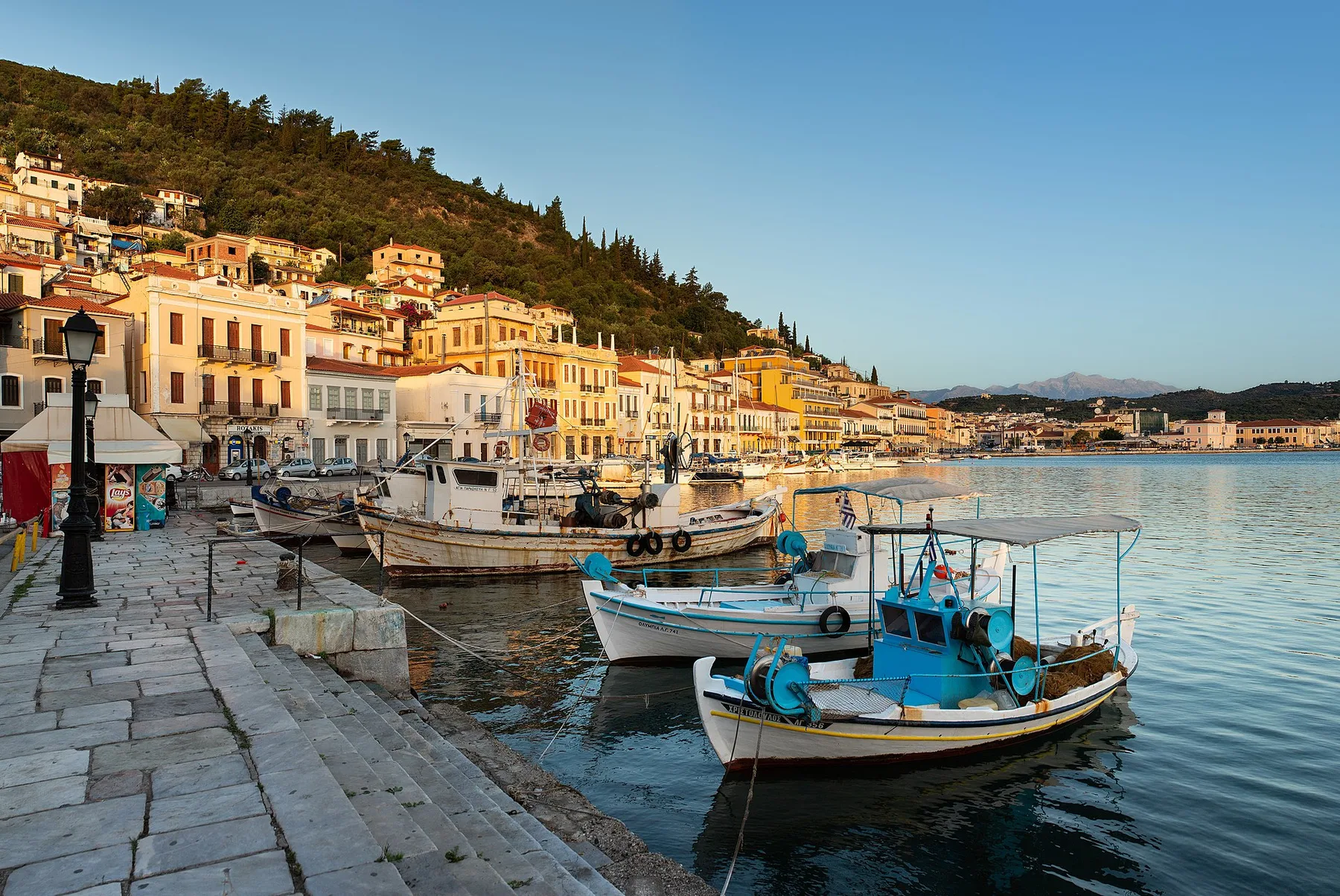 Travel view of Gythio, Greece
