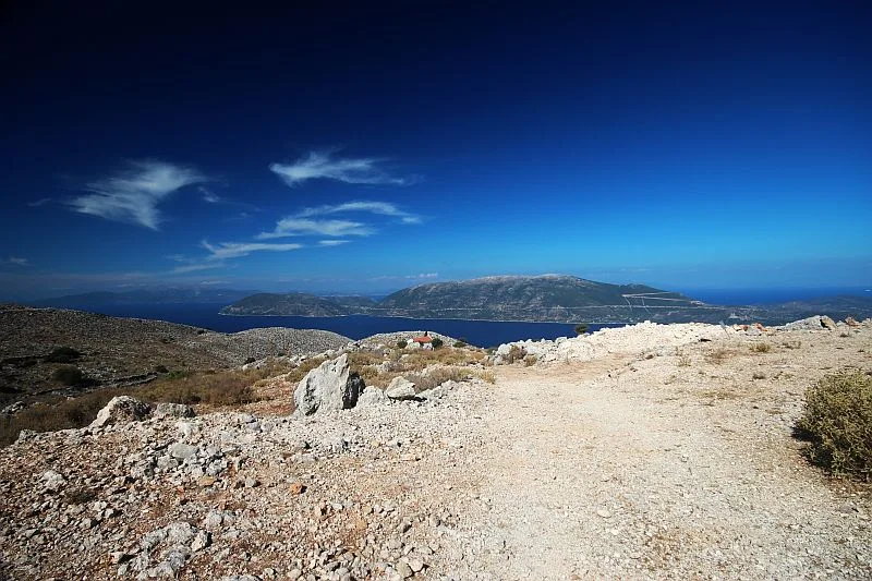 Travel view of Ithaca, Greece