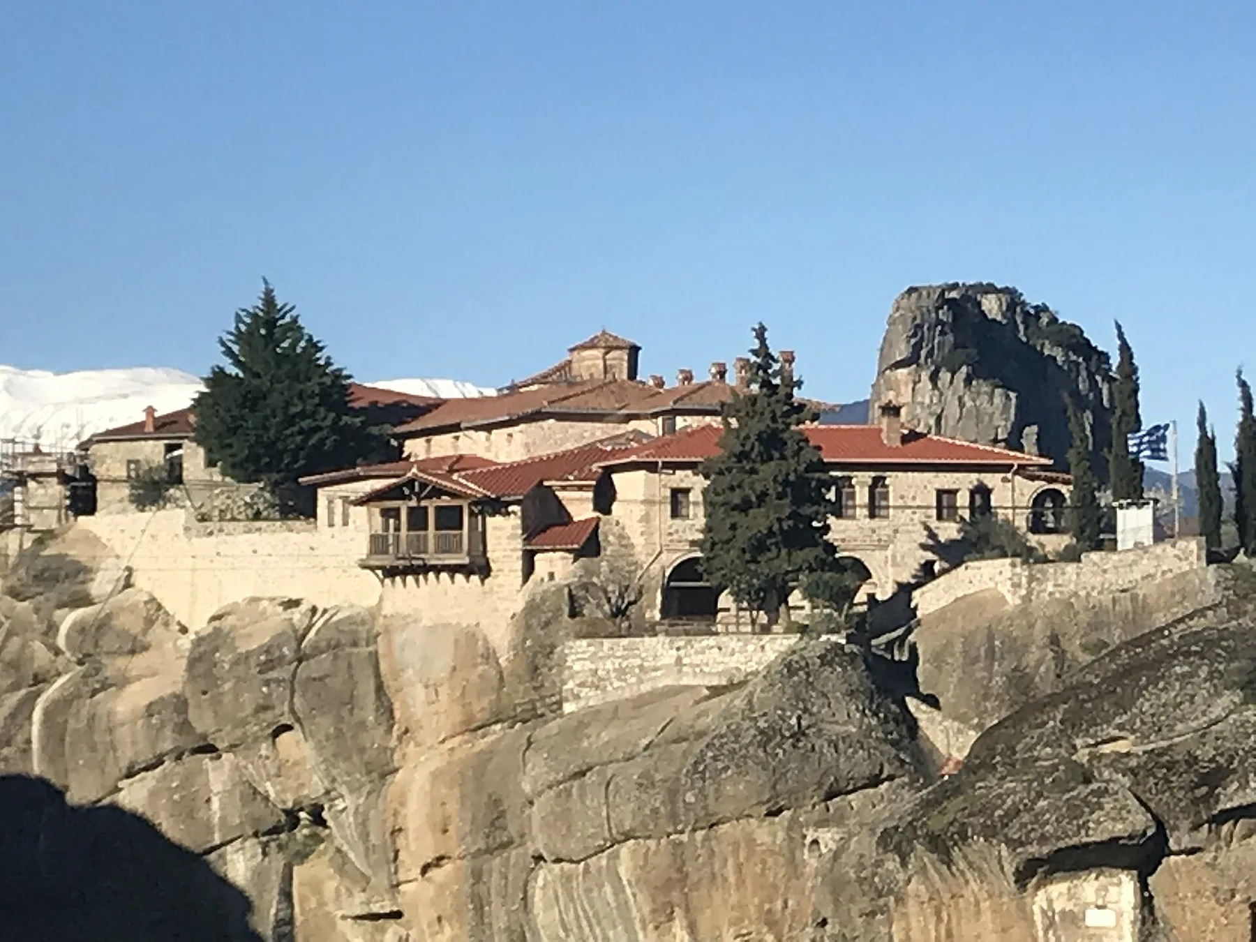 Travel view of Kalambaka, Greece