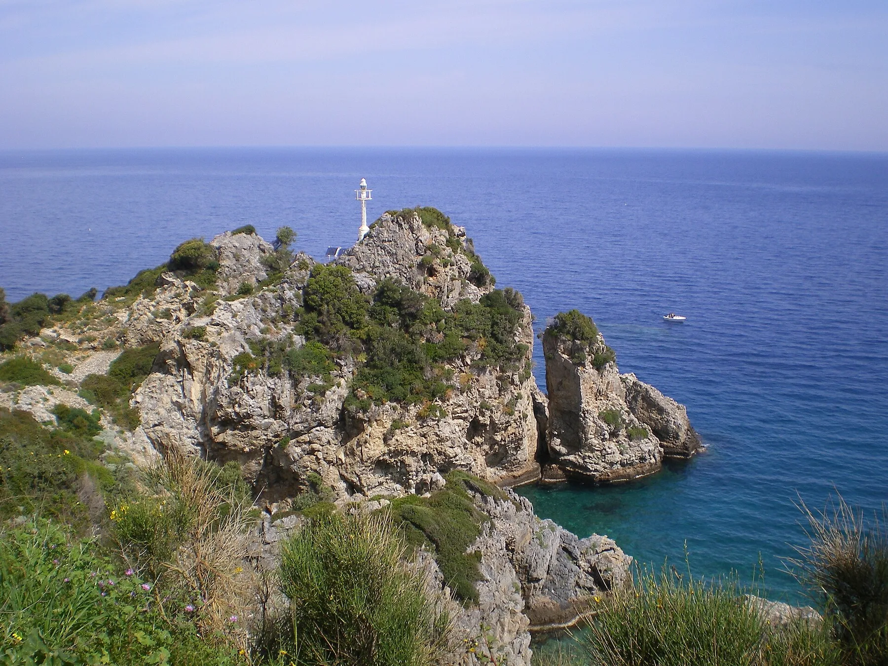 Travel view of Karlovasi, Greece