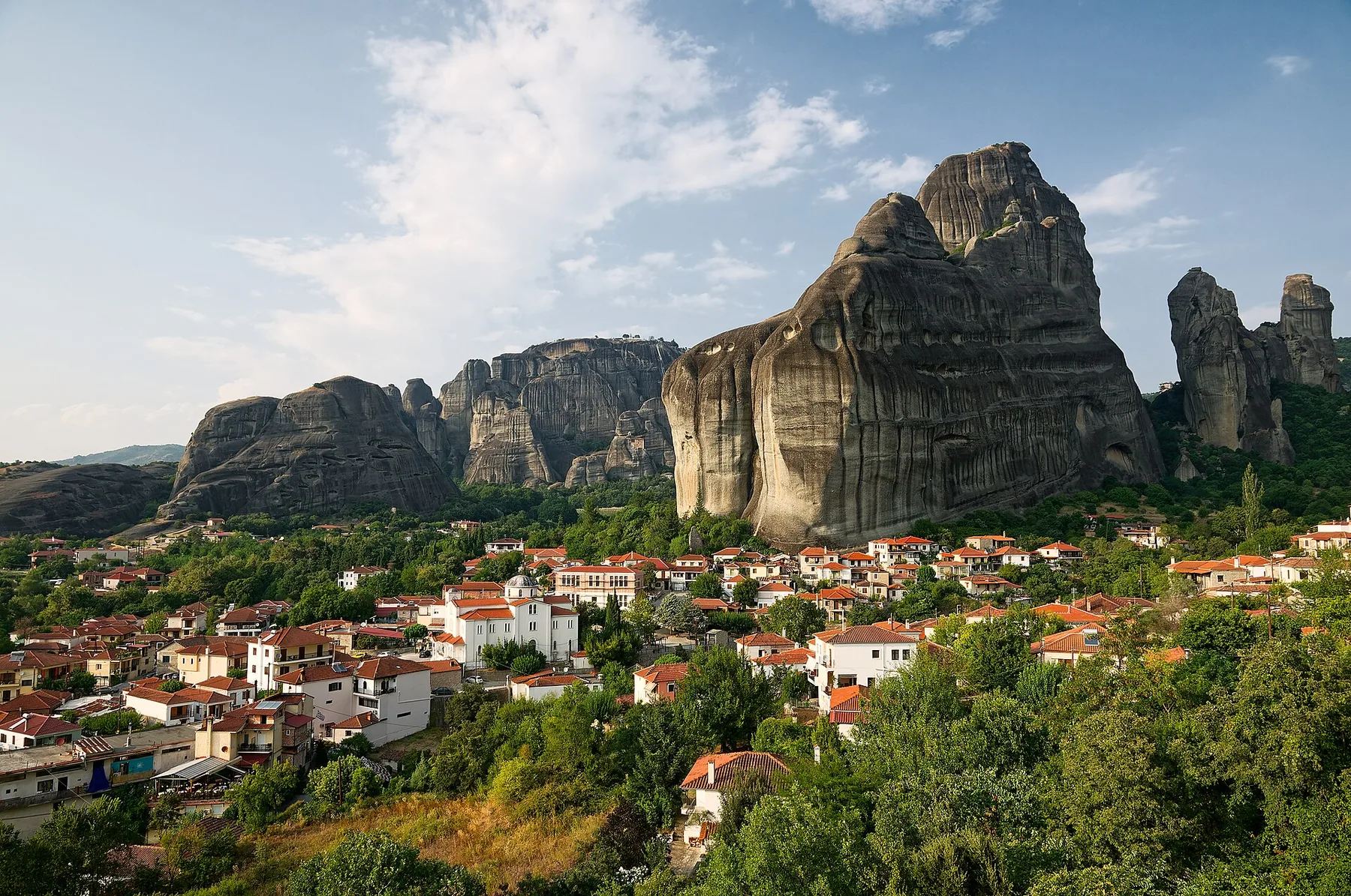 Travel view of Kastraki, Greece