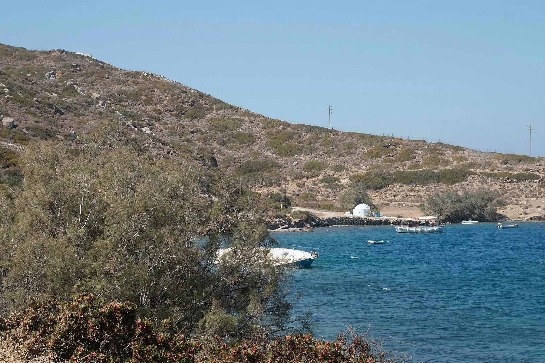 Travel view of Katapola, Greece