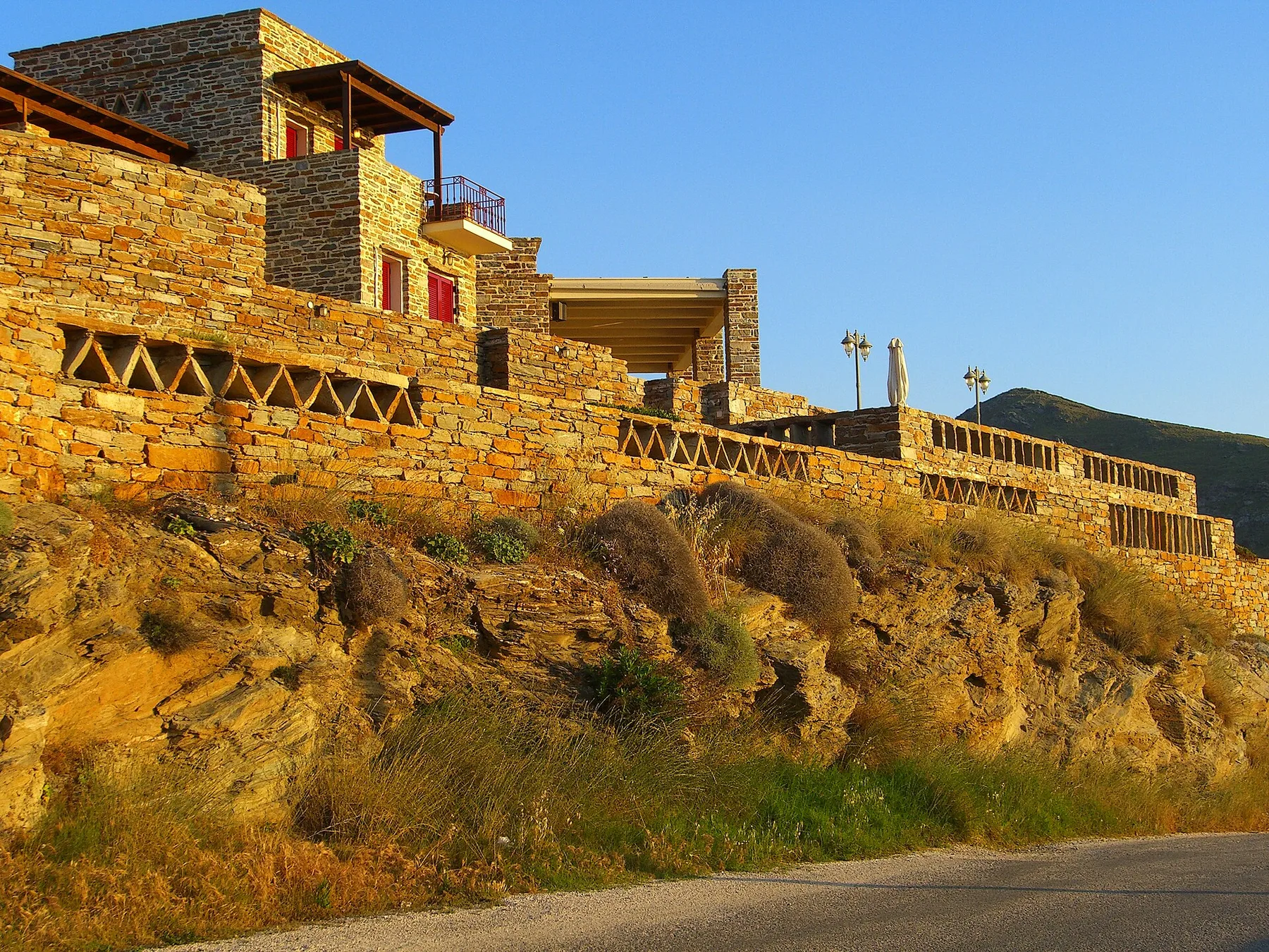 Travel view of Kea, Greece