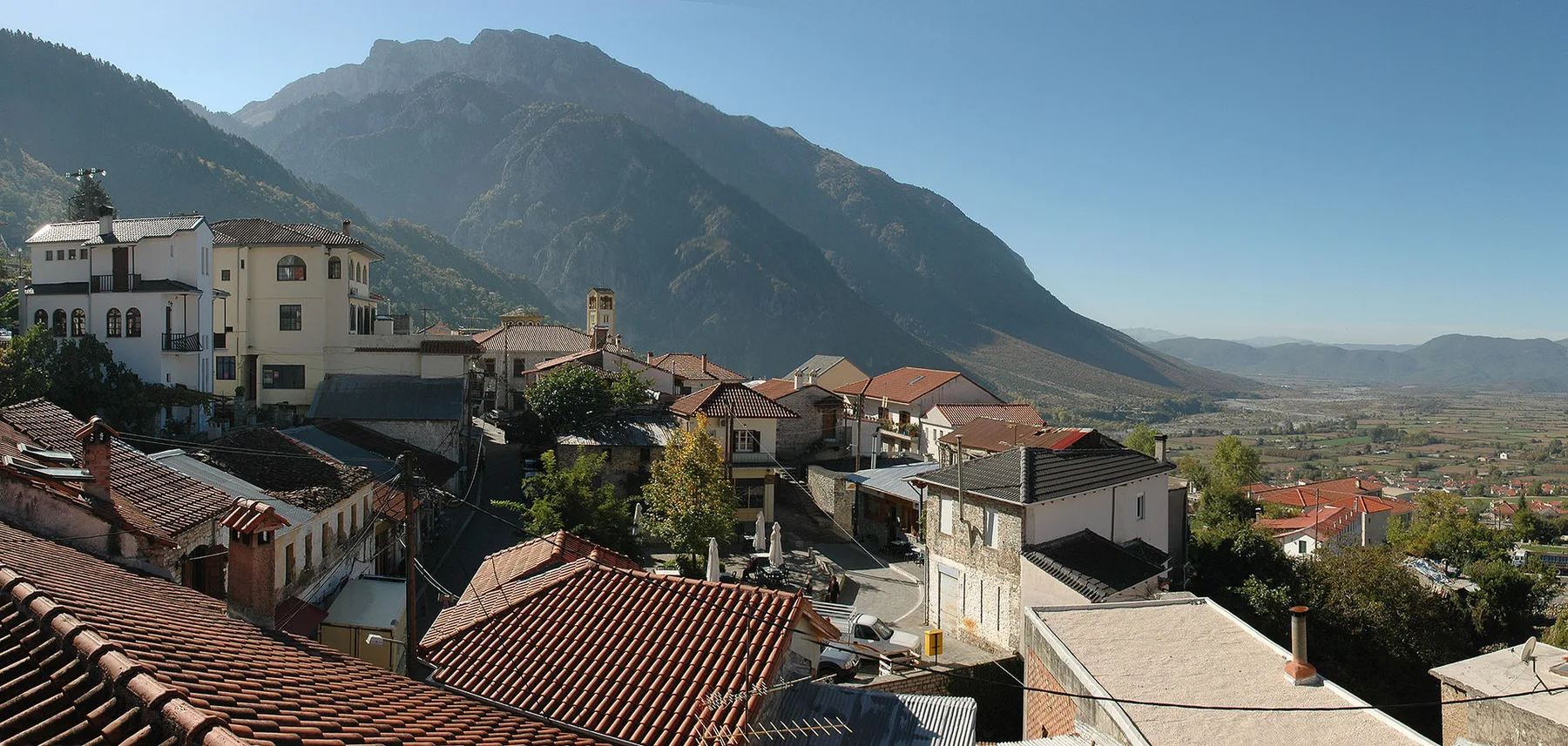 Travel view of Konitsa, Greece