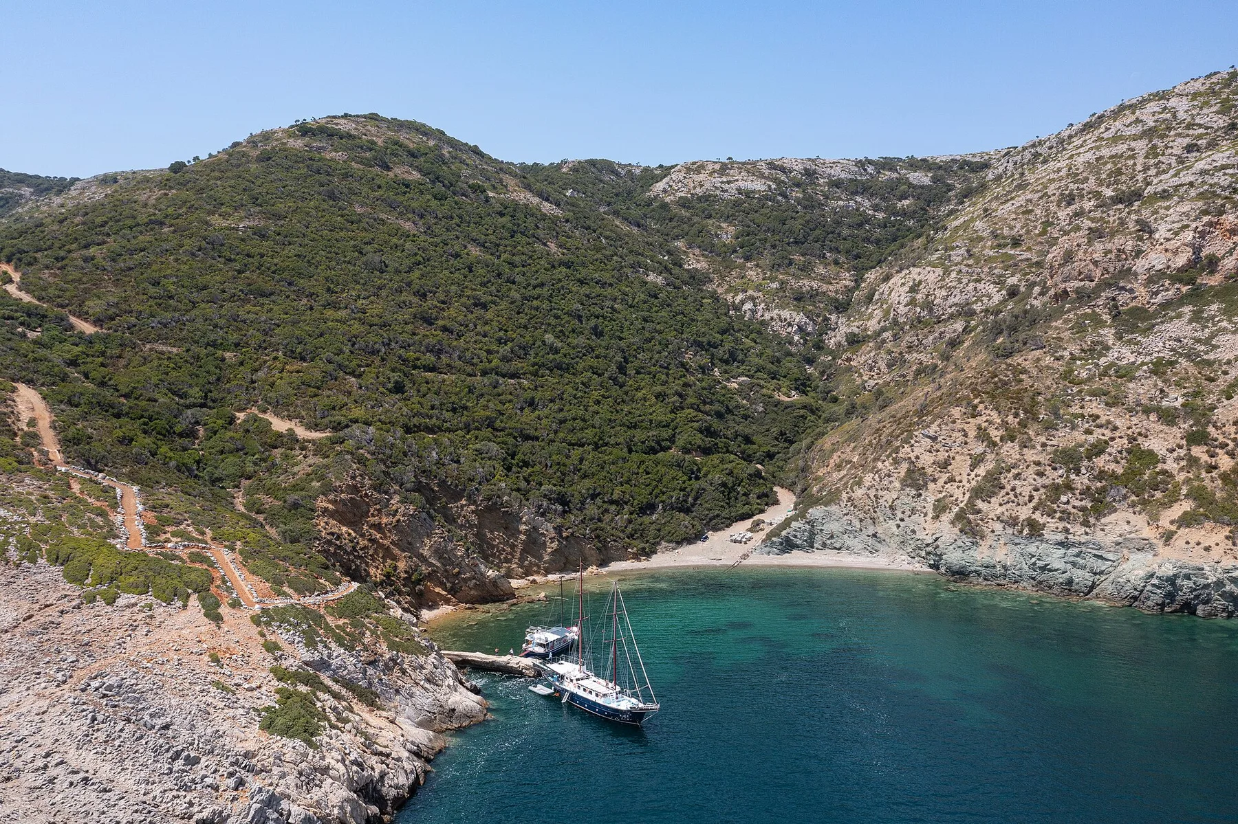 Travel view of Kyra Panagia, Greece