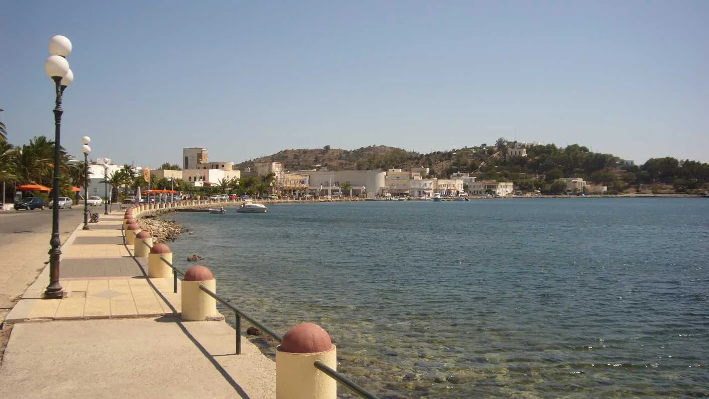 Travel view of Lakki, Greece