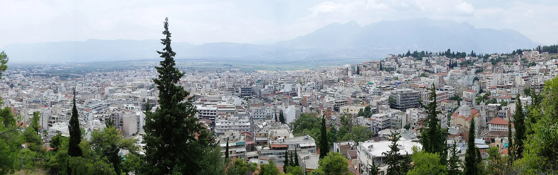 Travel view of Lamia, Greece