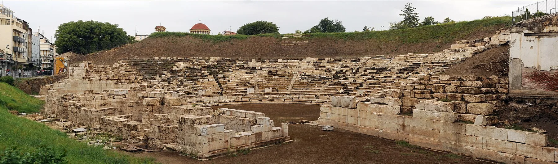 Travel view of Larissa, Greece