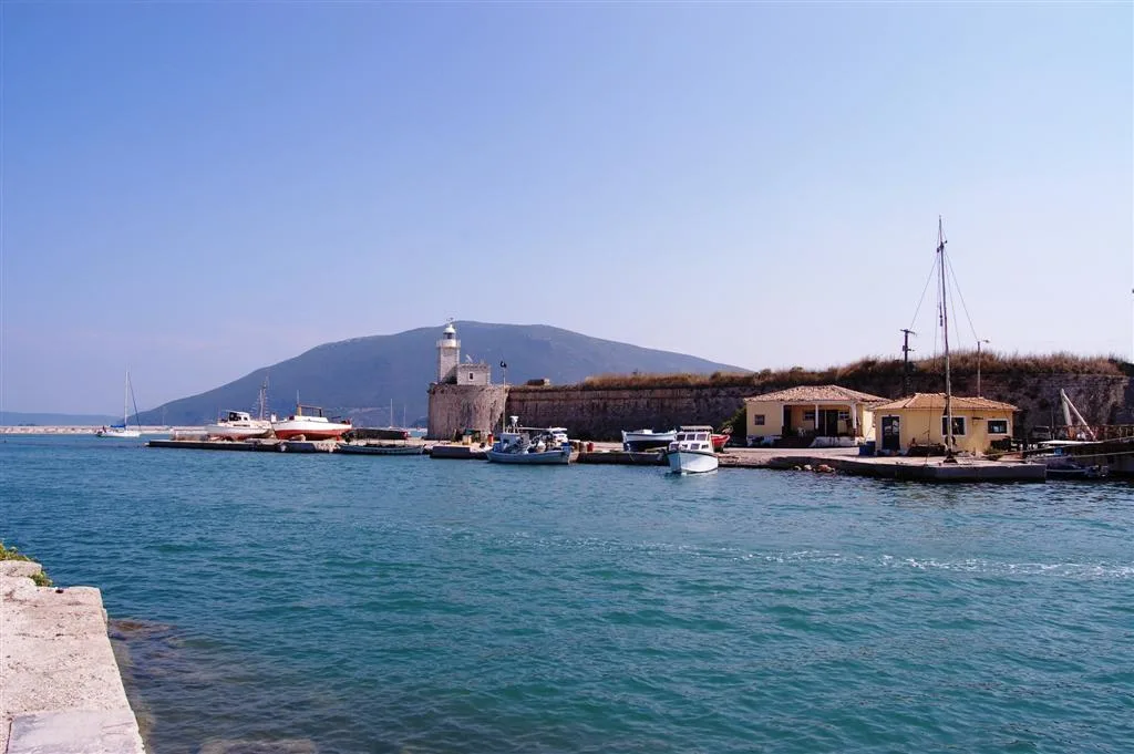 Travel view of Lefkada, Greece
