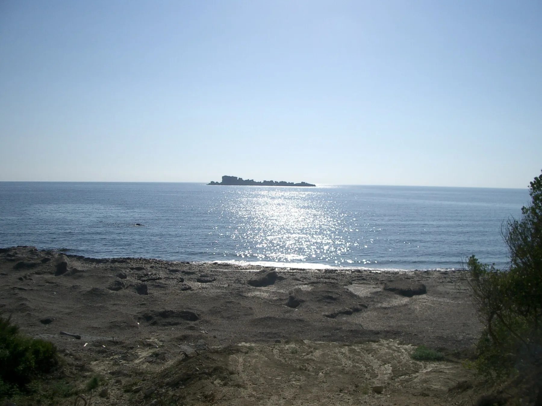 Travel view of Mathraki, Greece