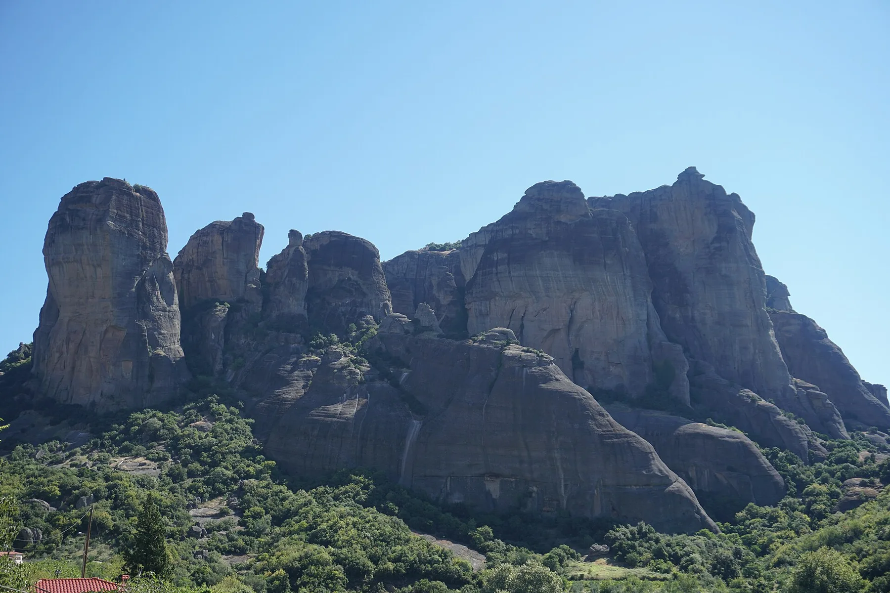 Travel view of Meteora, Greece