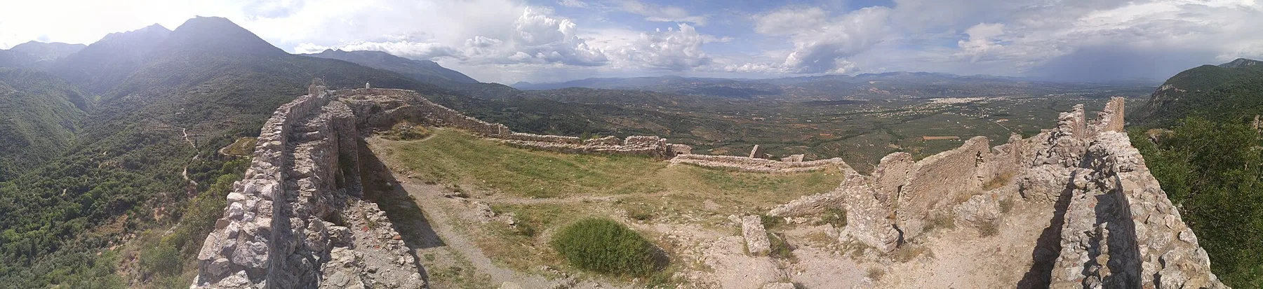 Travel view of Mystras, Greece
