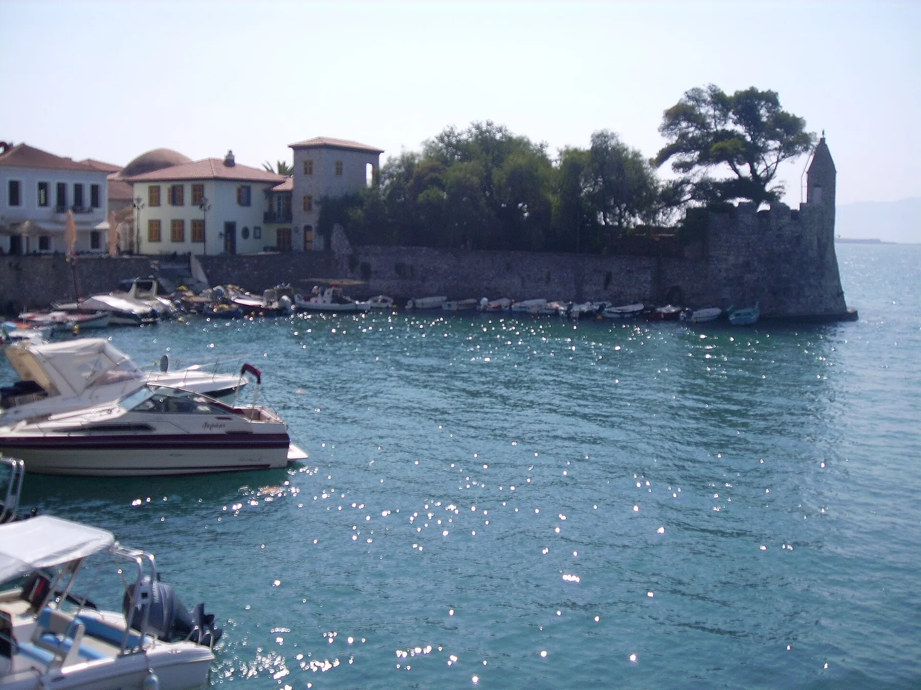 Travel view of Nafpaktos, Greece