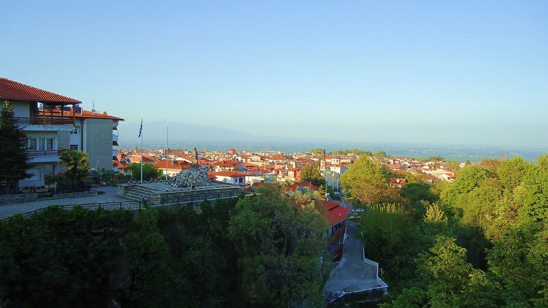 Travel view of Naousa, Macedonia, Greece
