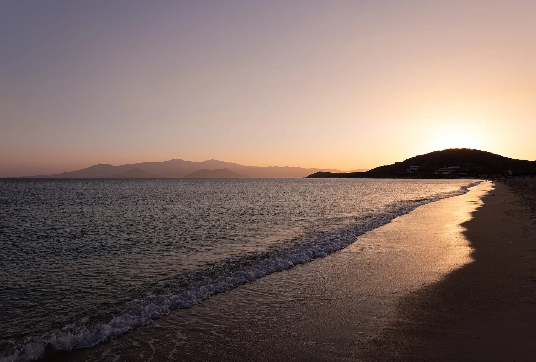 Travel view of Naxos, Greece