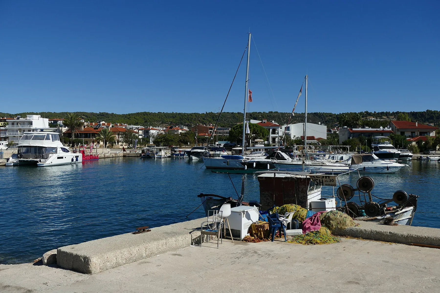 Travel view of Nikiti, Greece
