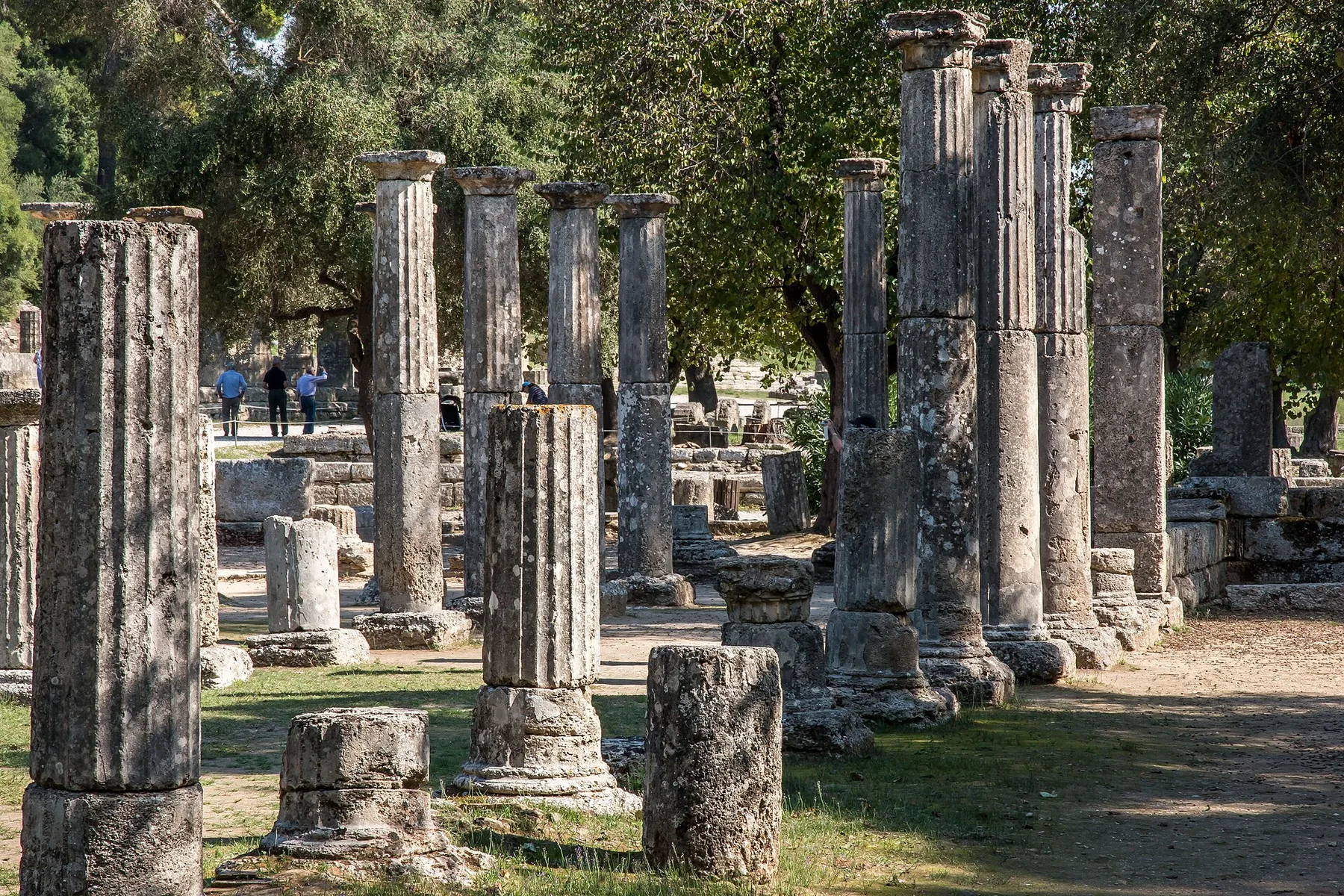 Travel view of Olympia, Greece