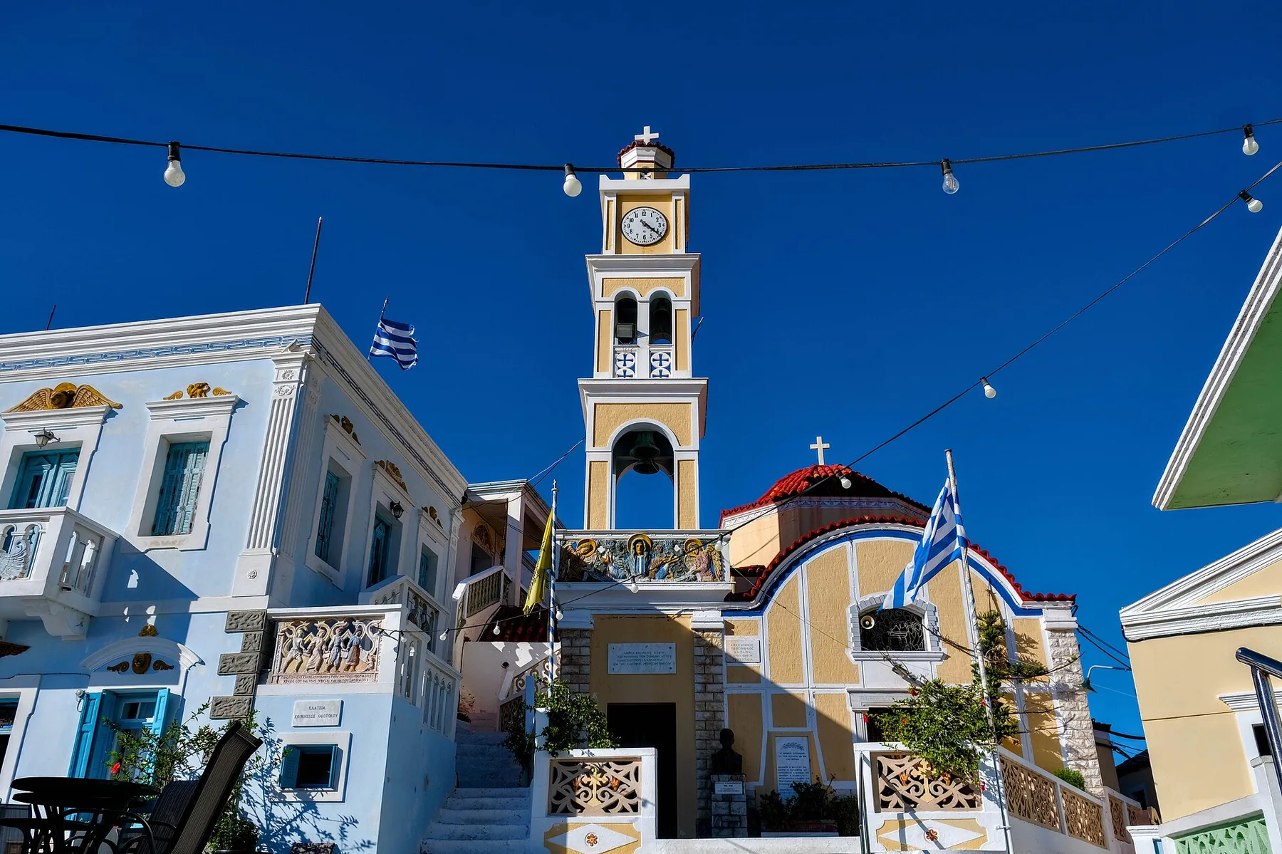 Travel view of Olympos, Karpathos, Greece