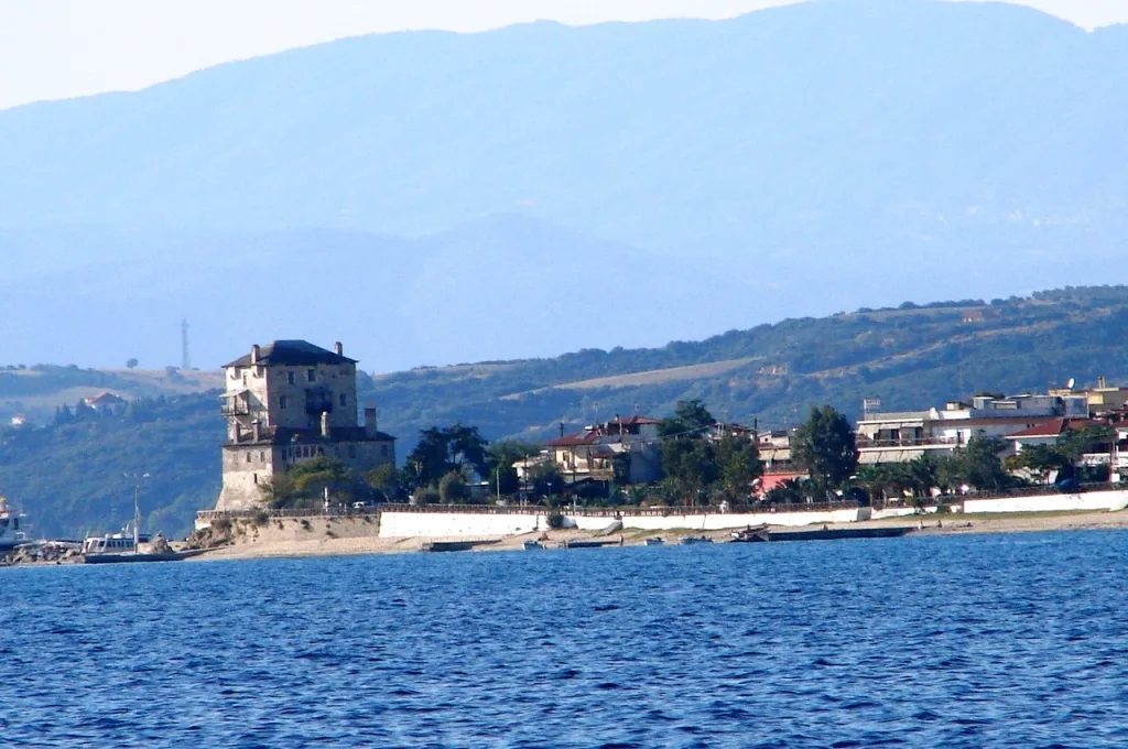 Travel view of Ouranoupoli, Greece