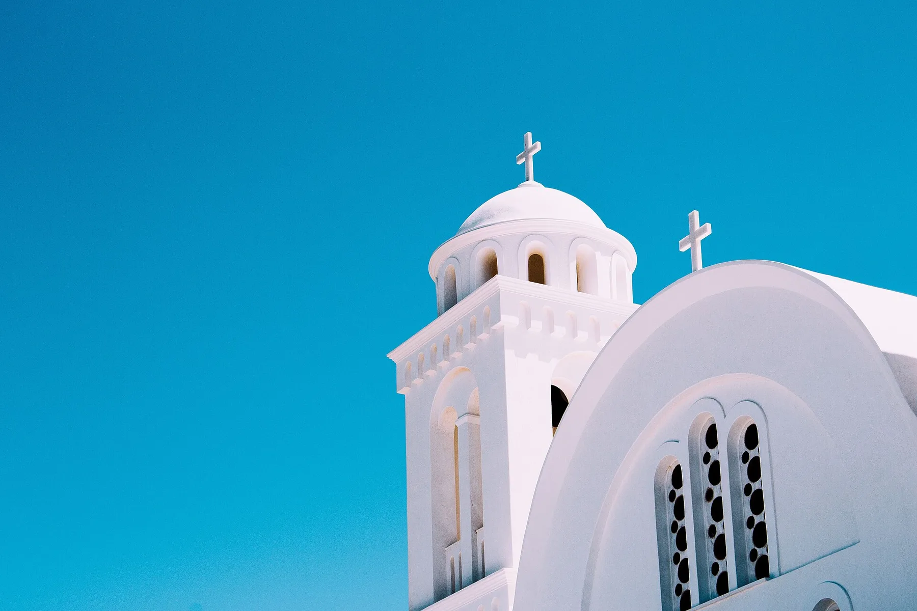 Travel view of Paros, Greece