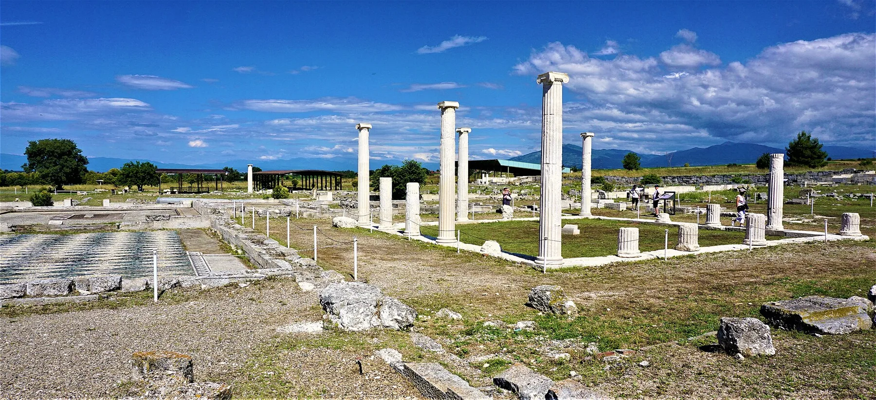 Travel view of Pella, Greece