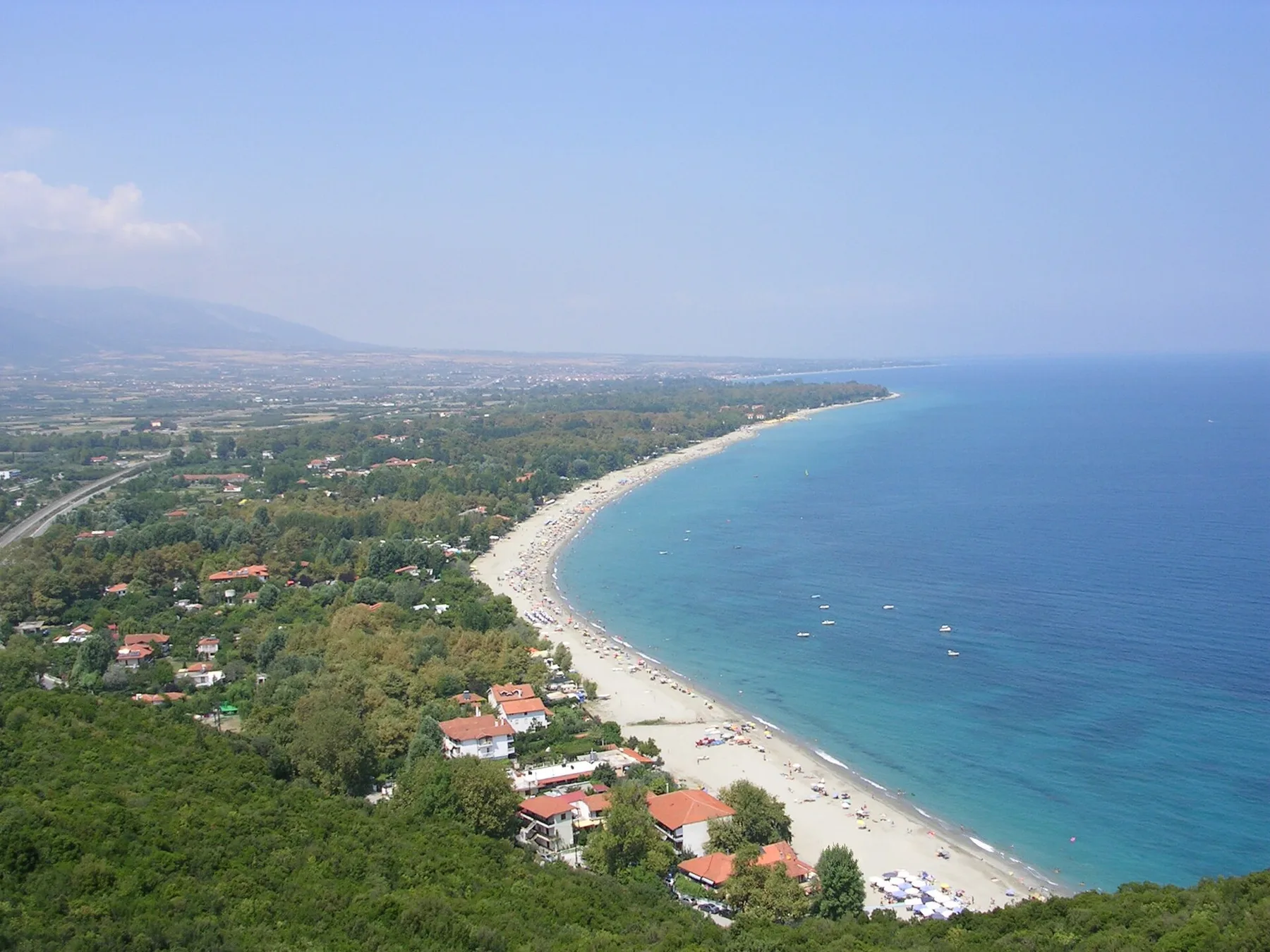 Travel view of Platamonas, Greece