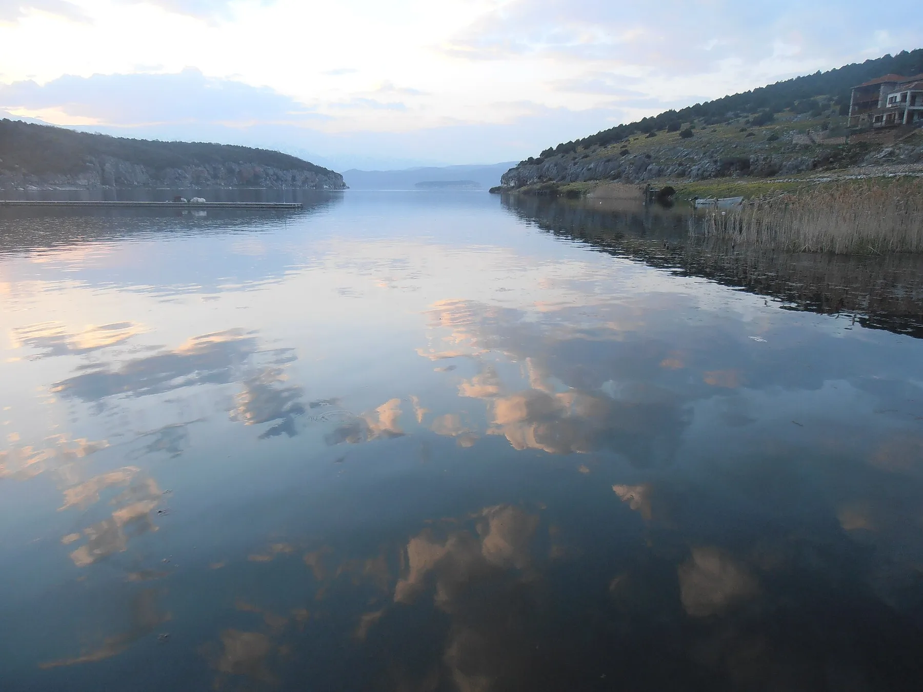Travel view of Prespa Lakes, Greece