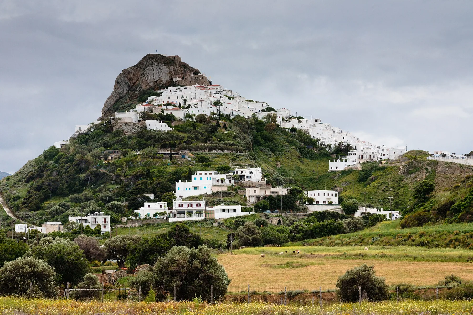 Travel view of Skyros Town, Greece