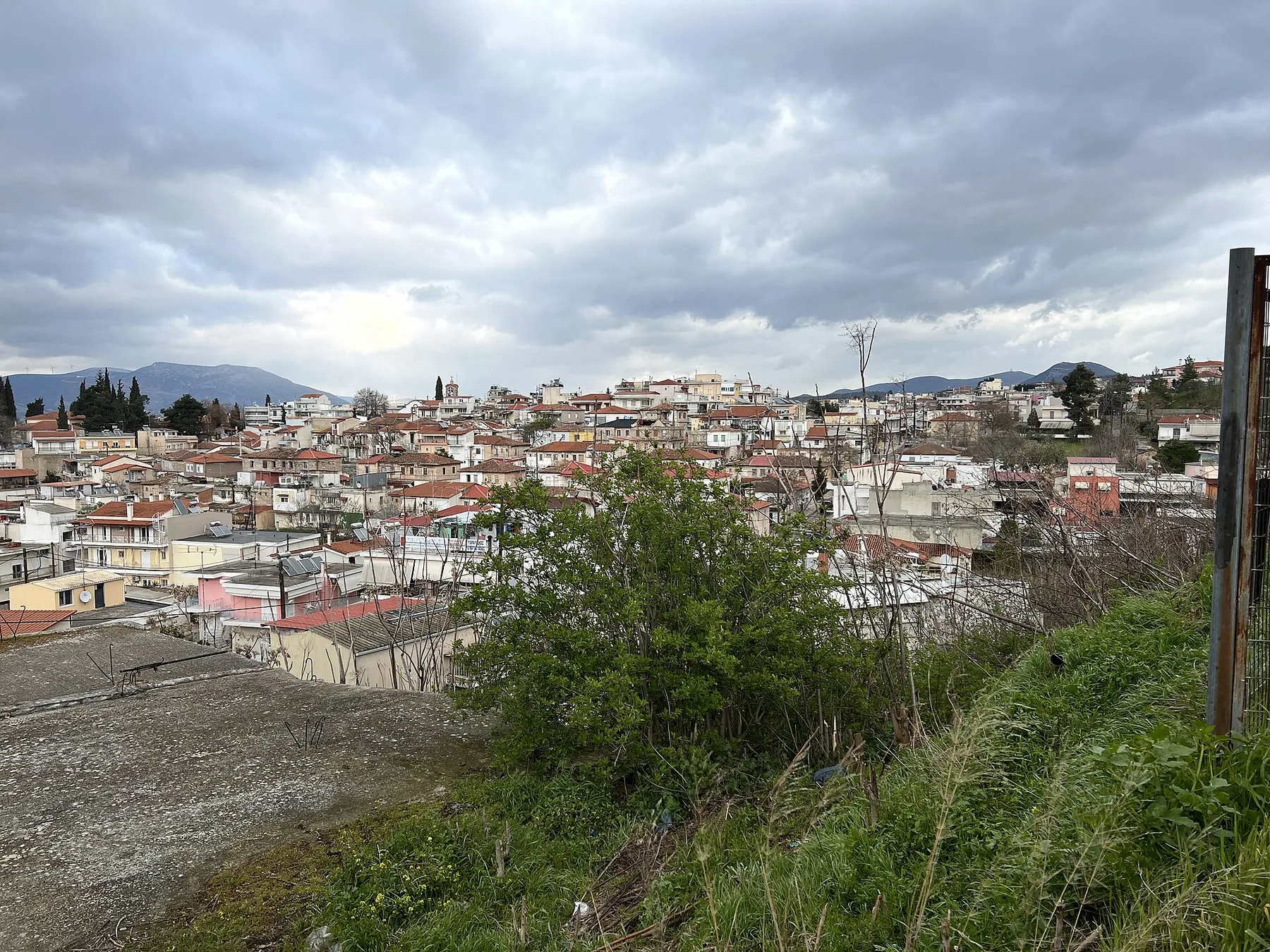 Travel view of Thebes, Greece
