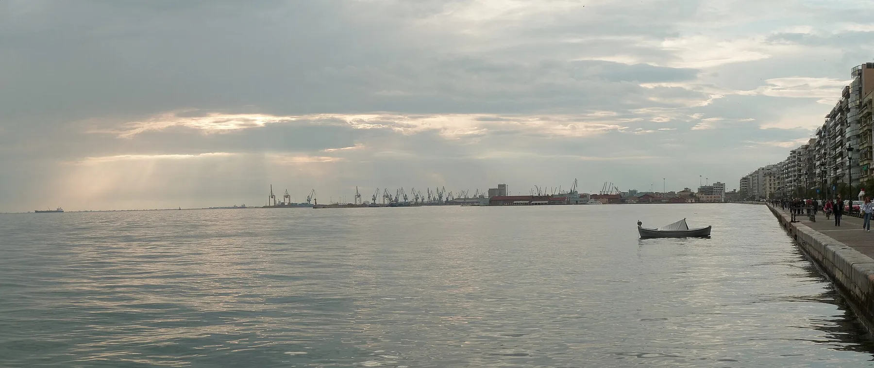 Travel view of Thessaloniki, Greece