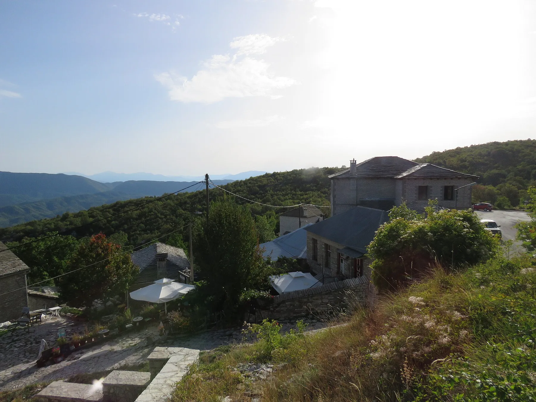 Travel view of Zagori, Greece