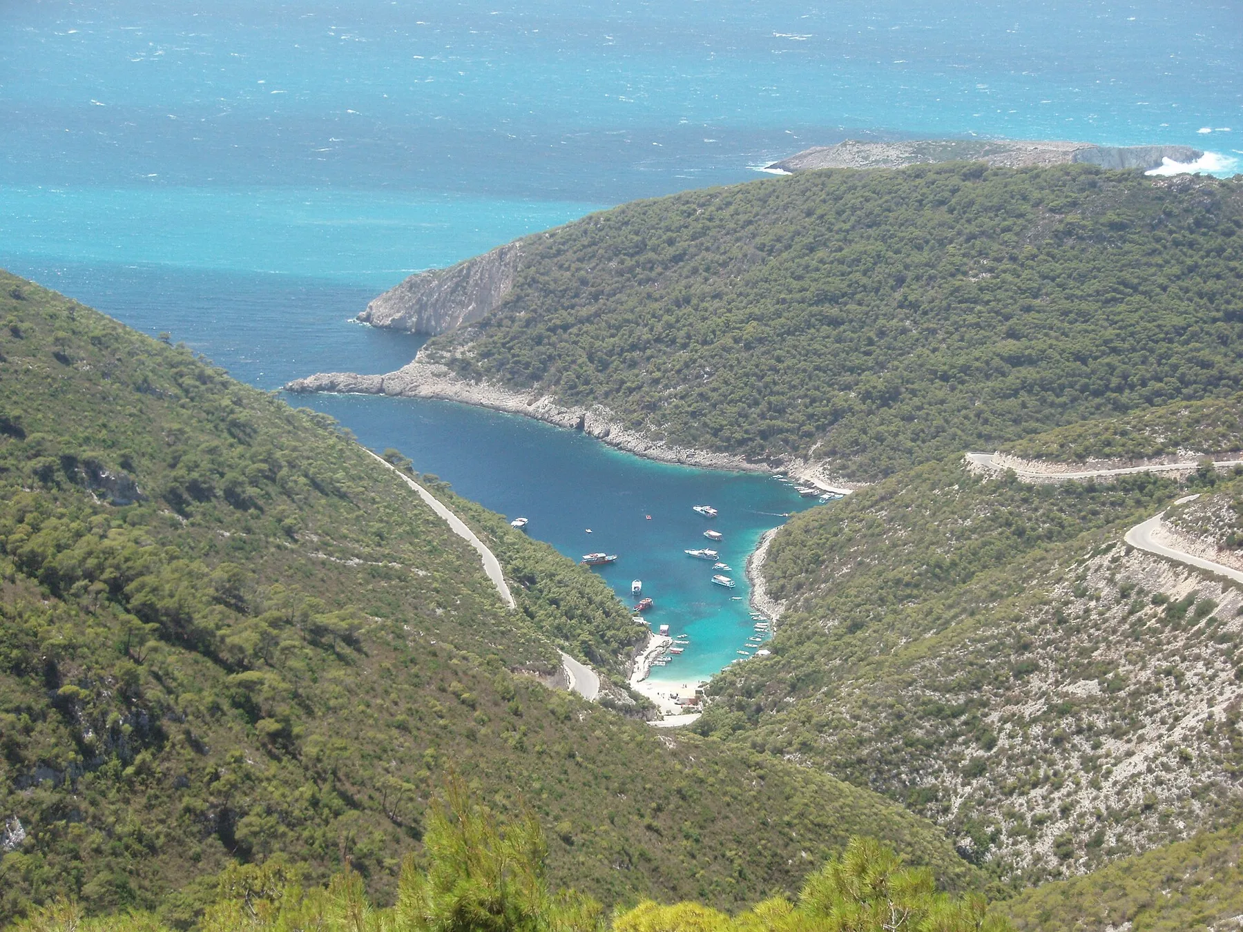 Travel view of Zakynthos, Greece